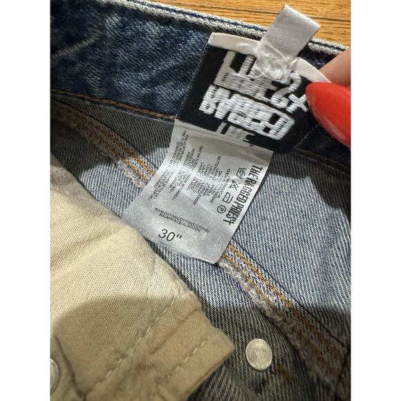 The Ragged Priest Women’s Cropped Flared Jeans High Waist Size 30 / 10 - Picture 6 of 13